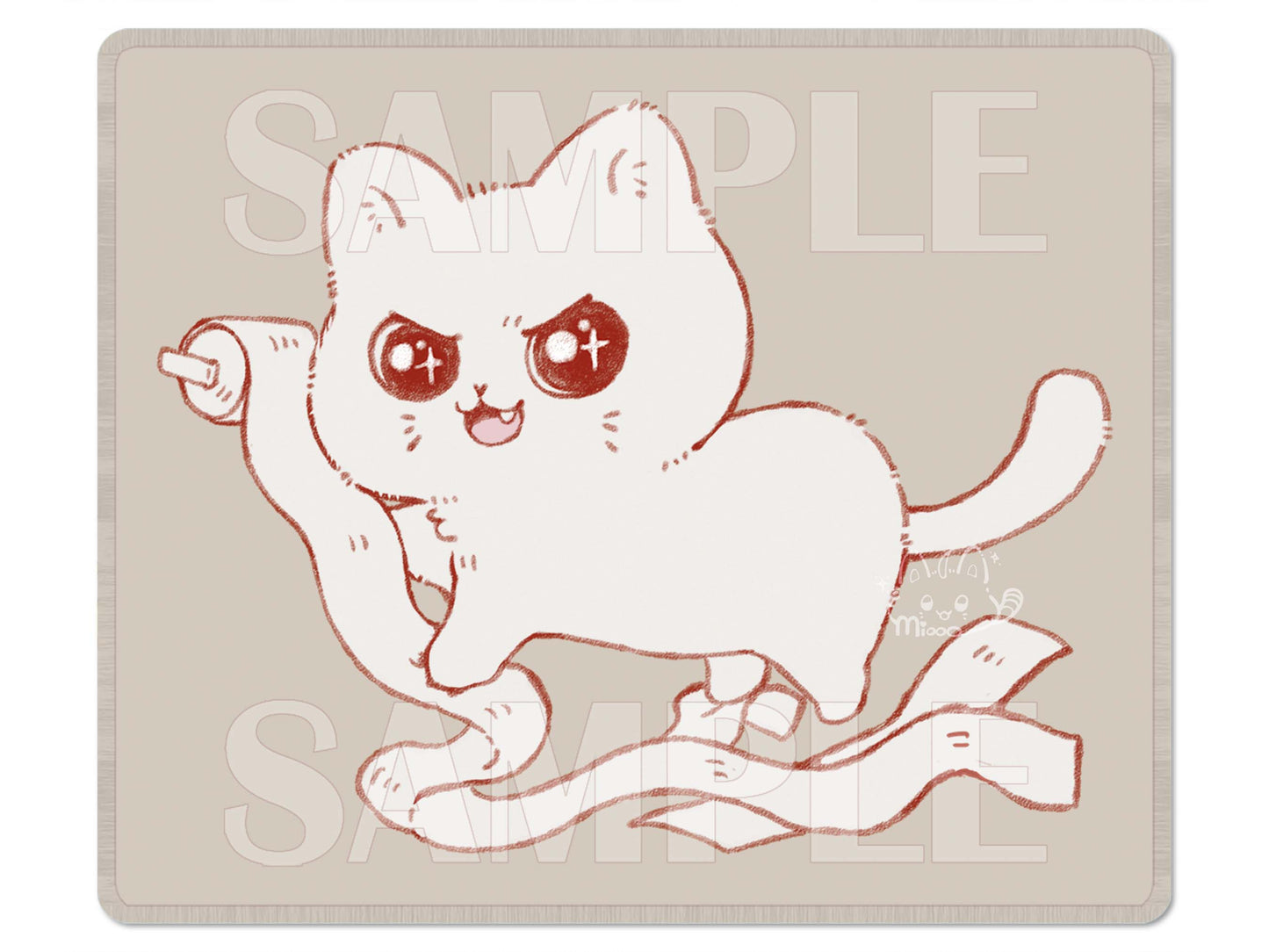 In door CAT vs Out door Cat PlayMat | GamingMat | PlayMat | DeskMat | Mouse Pad