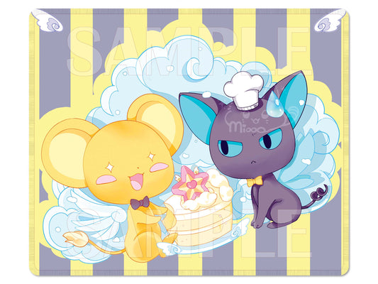 Card Captor | Kero Supi | Sakura | Yue | Mouse Pad | Natural rubber | Stitched Edge Mouse Pad