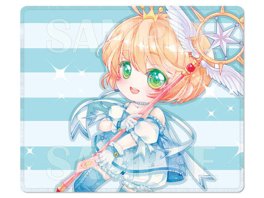 Card Captor | Kero Supi | Sakura | Yue | Mouse Pad | Natural rubber | Stitched Edge Mouse Pad