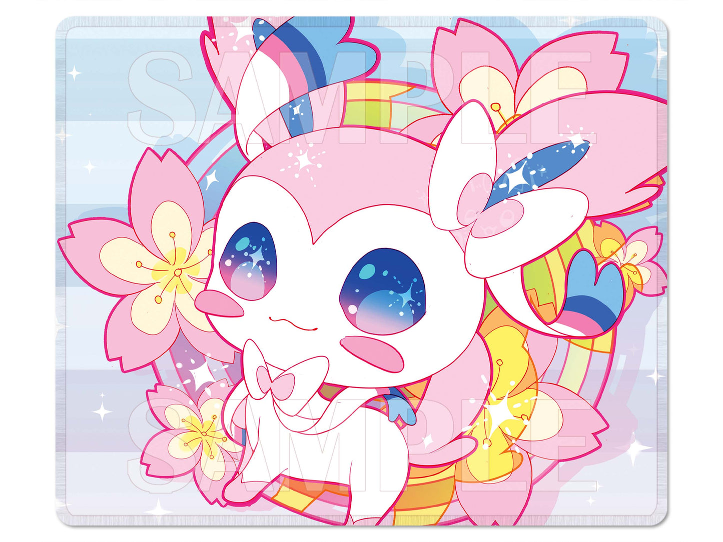 Sylveon Sakura | Eeveelution PlayMat | GamingMat | Mouse Pad