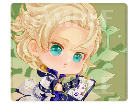 Albedo | Genshin | Mouse Pad | Natural rubber | Stitched Edge Mouse Pad