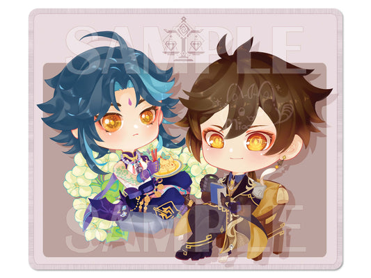 Zhongli Xiao Playmats | Genshin | Gaming Mats | Mouse Pad| Desk Mat