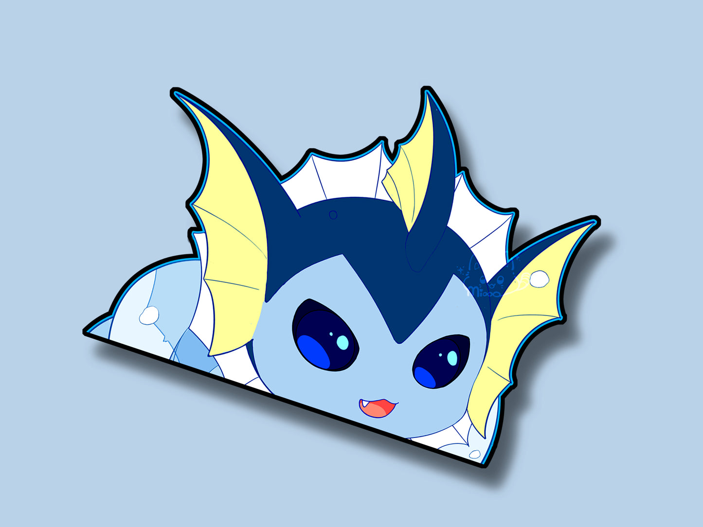 Eeveelution Peekers | Eevee | Sylveon | Umbreon | Reflective | Peeker | Waterproof | Car Decal | Laptop Sticker | Flat Surface Decorations