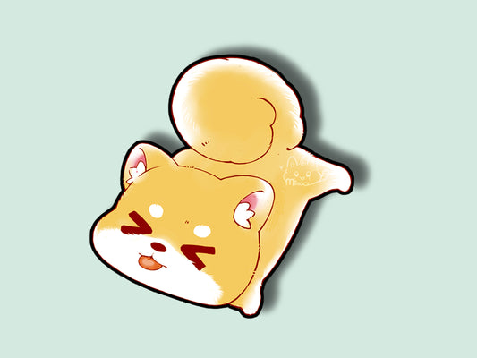 Shiba Sticker | Shiba Decal | Light Reflective Decal | Peeker | Waterproof | Car Decal | Laptop Sticker | Flat Surface Decorations