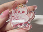 Cat Cat Resin Acylic Charm | Keychain | Magnet | Stand | Pin