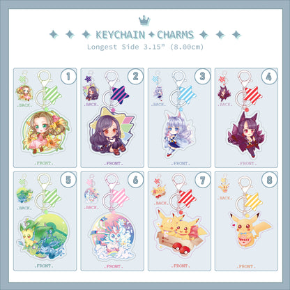 Key Chains | Charms | Select your favorite