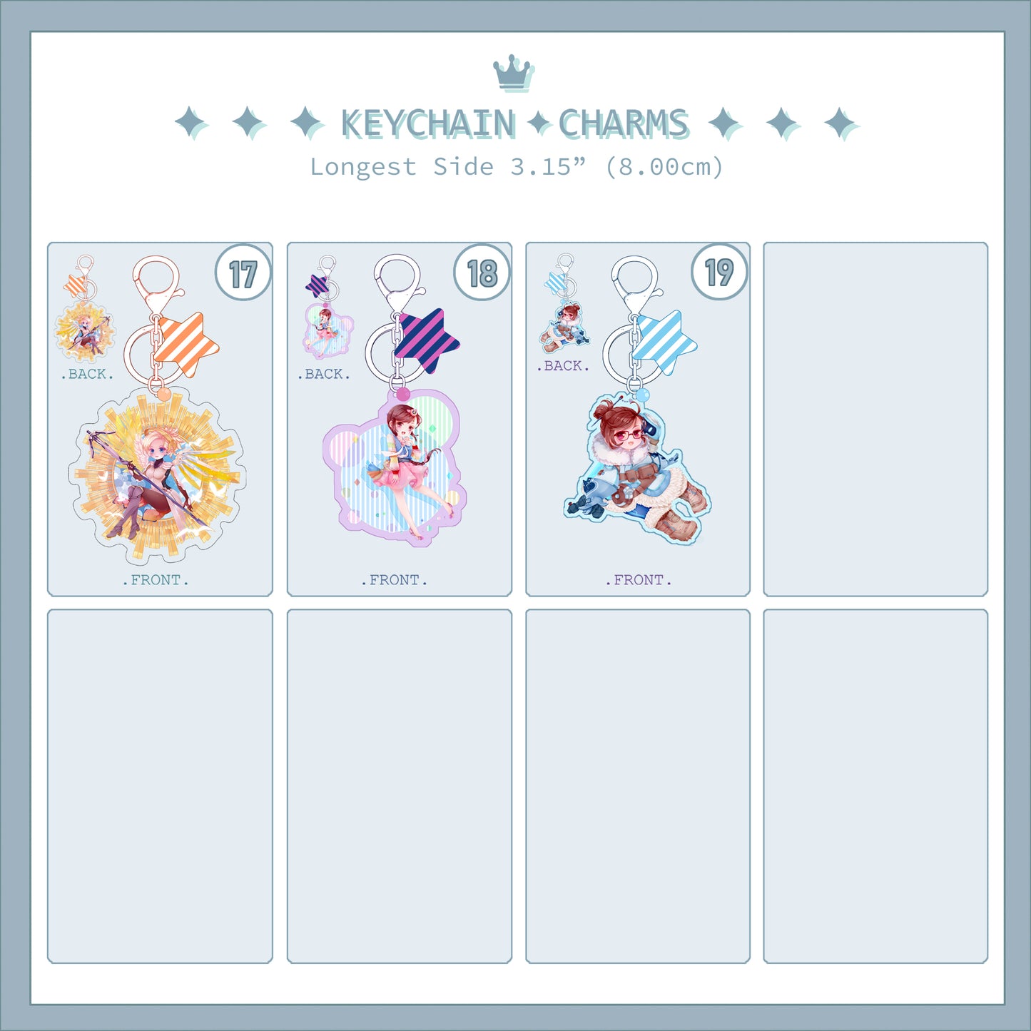 Key Chains | Charms | Select your favorite